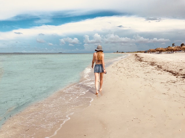 Health benefits of the beach and walking on the sand.