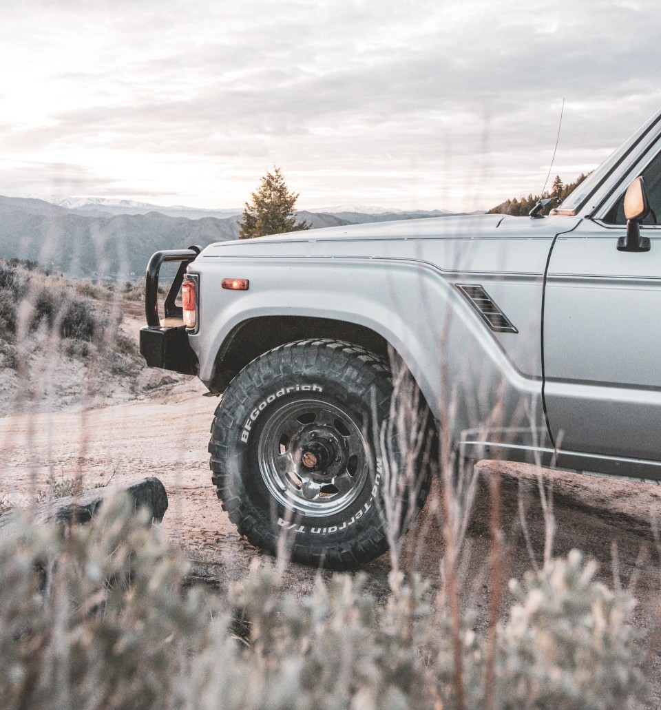 Use truck stops and break areas at the top of hills