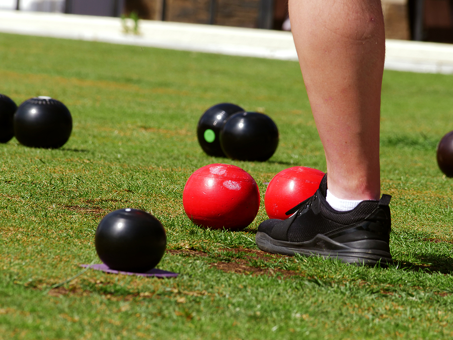 lawn bowling backyard