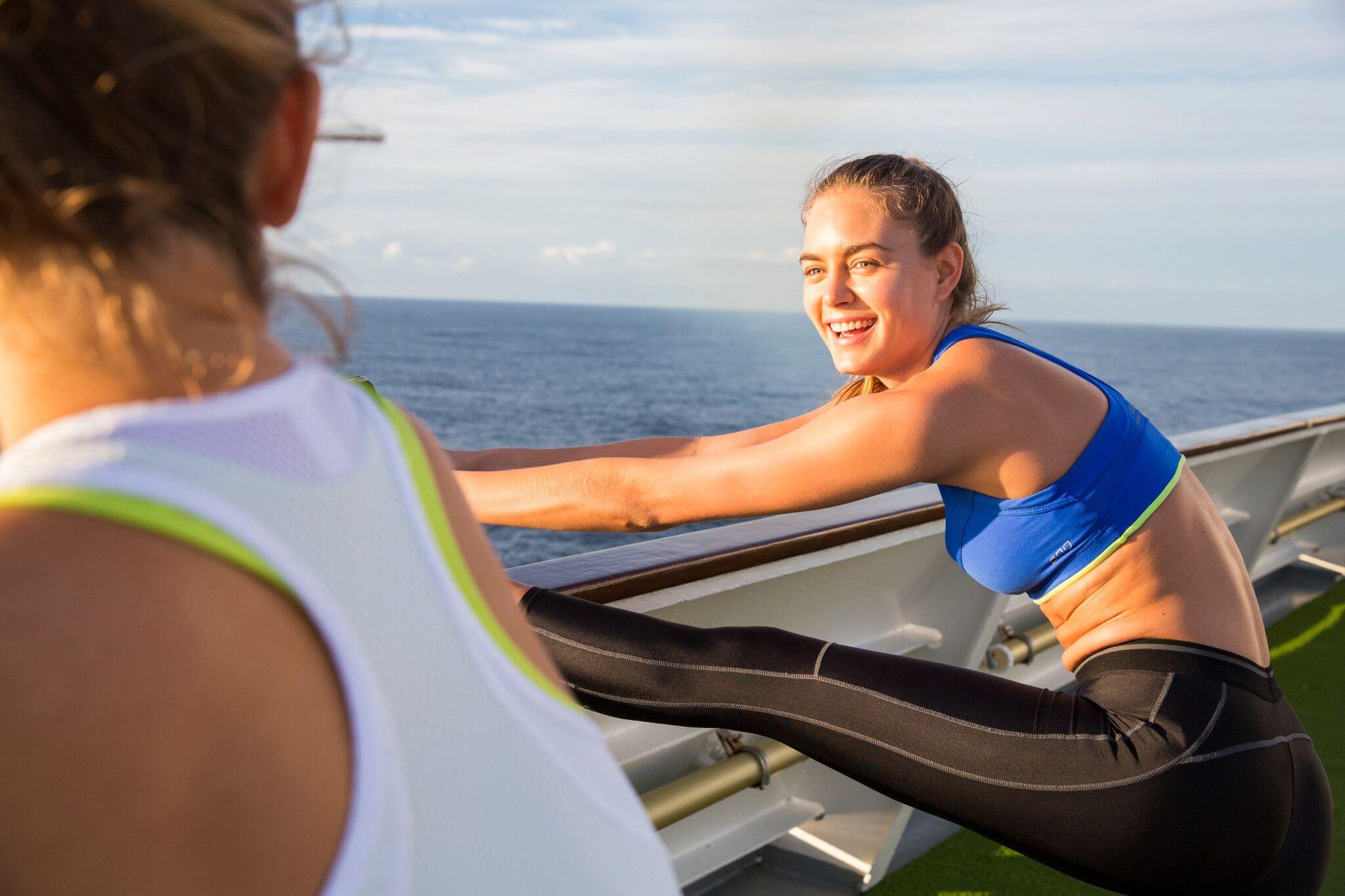 F45 Training At Sea on P&O's Pacific Encounter