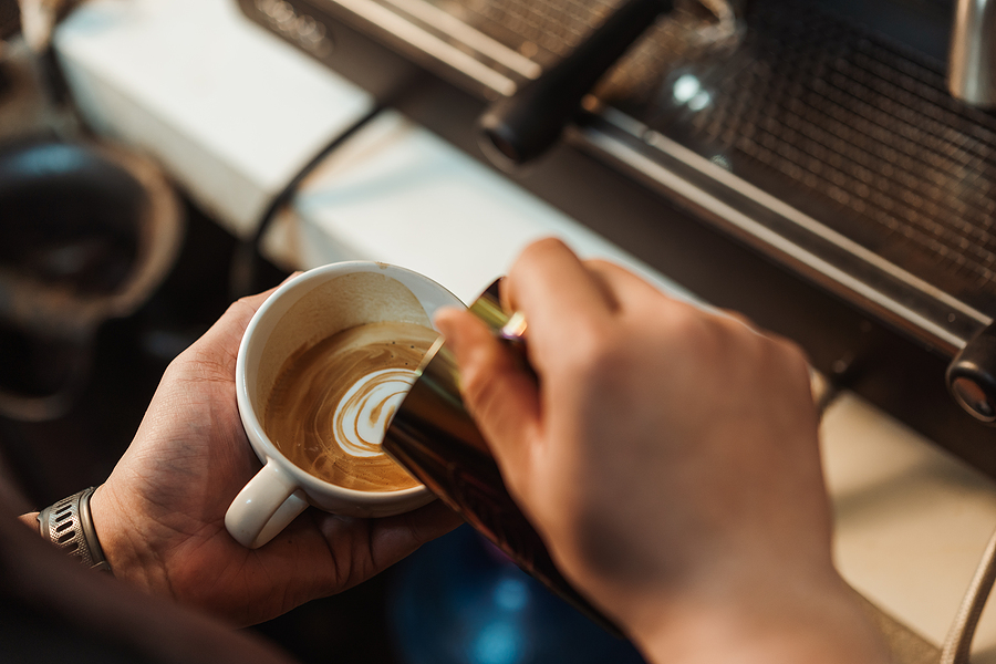 making espresso